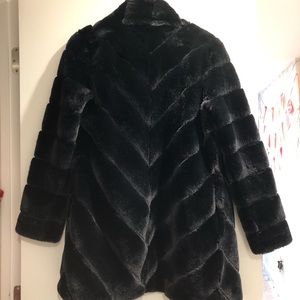 Calvin Klein Faux Fur Coat - Size Small